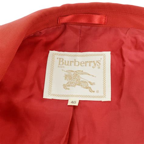 authentic burberry coat logo.